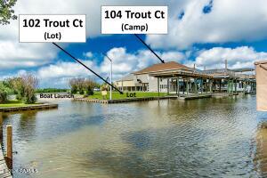 102-104 Trout Ct (camp & Lot), Dulac LA